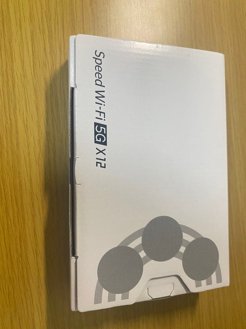 未使用 Speed Wi-Fi 5G X12 シルバー