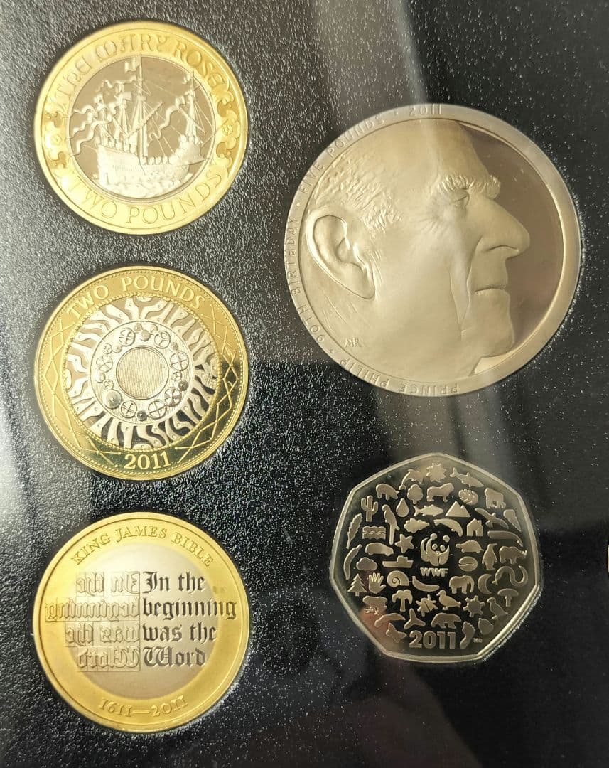 ちゃー★UNITEDKINGDOMPROOF COINSET（2011年）