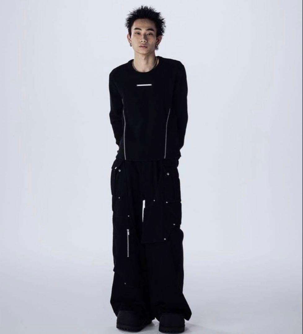 トップス jentlouis Thermal Zip Long Sleeve T-shir