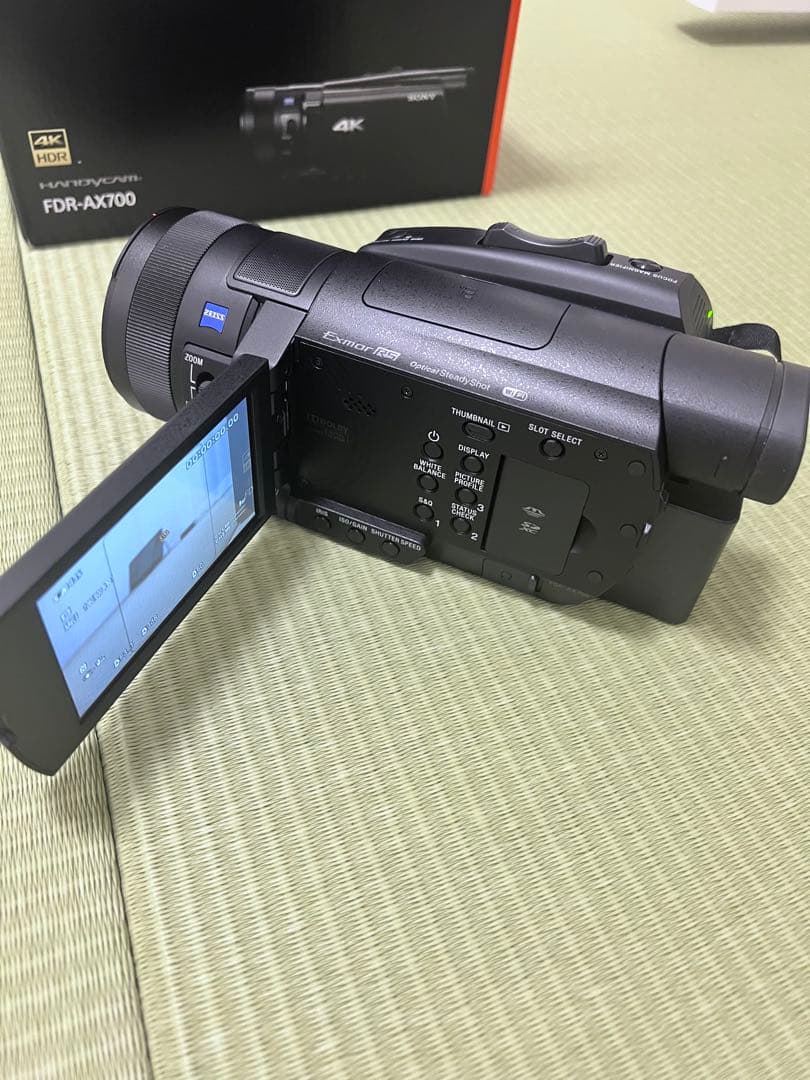 Sony FDR-AX700 4Kビデオカメラ 本体