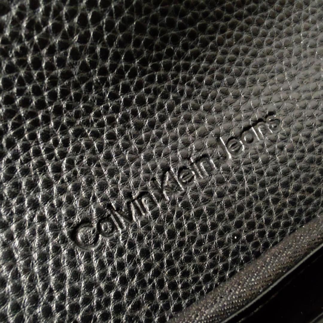 【新品】CK ロゴ カルバンクライン チェーン クロスボディバッグ ブラック