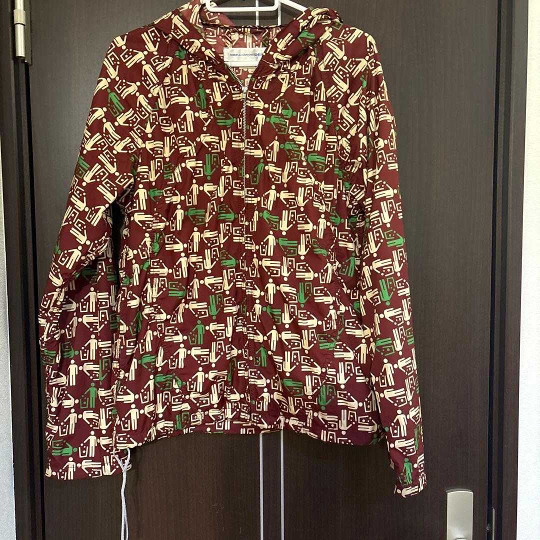 COMME des GARÇONS SHIRT 総柄 フルジップ メンズS