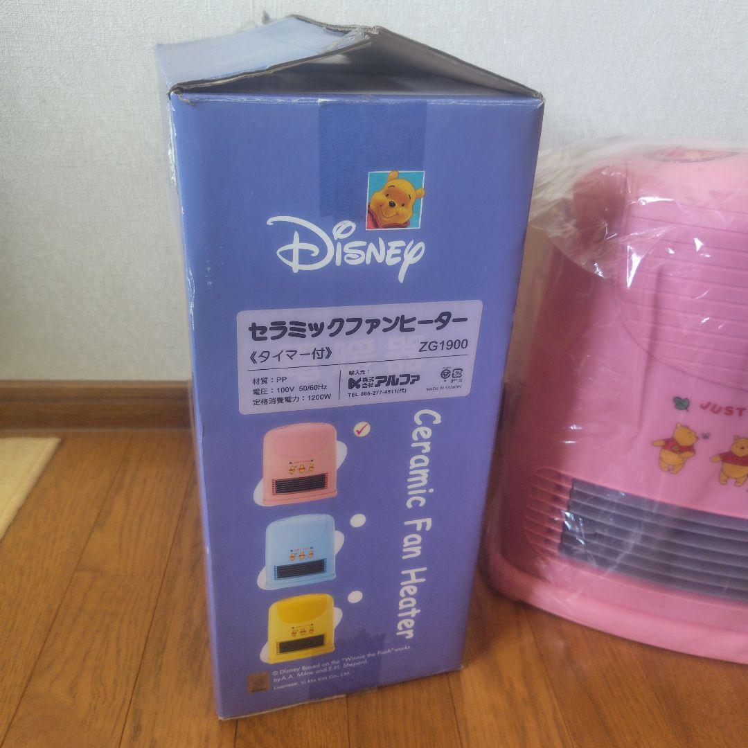 Disney セラミックファンヒーター ZG1900