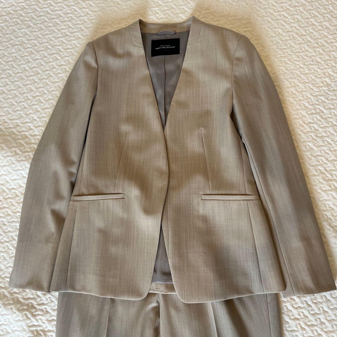 【green label relaxing】新品未使用　スーツセットアップ36