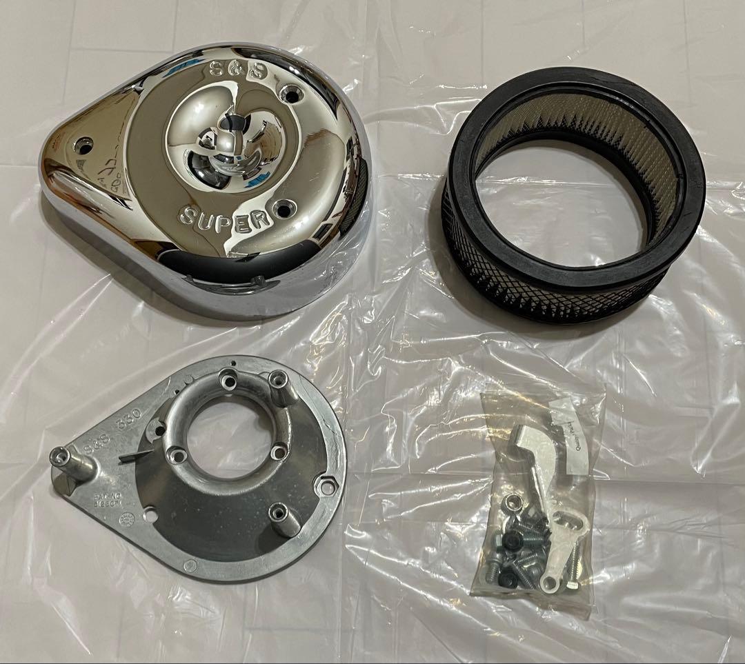 S&S SUPER エアクリーナー新品未使用 ティアドロップ