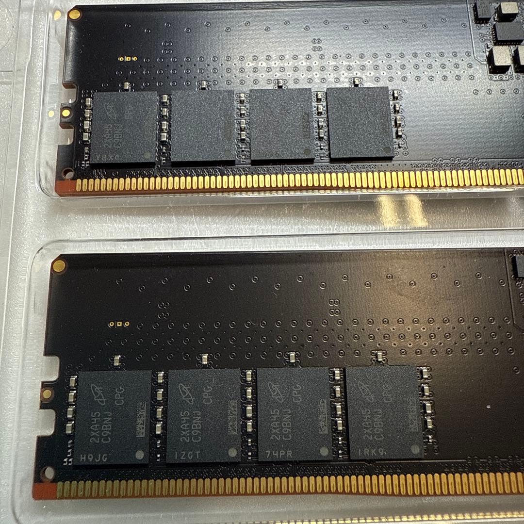 Crucial 32GB ×2枚 64GB DDR5 4800MHz メモリー