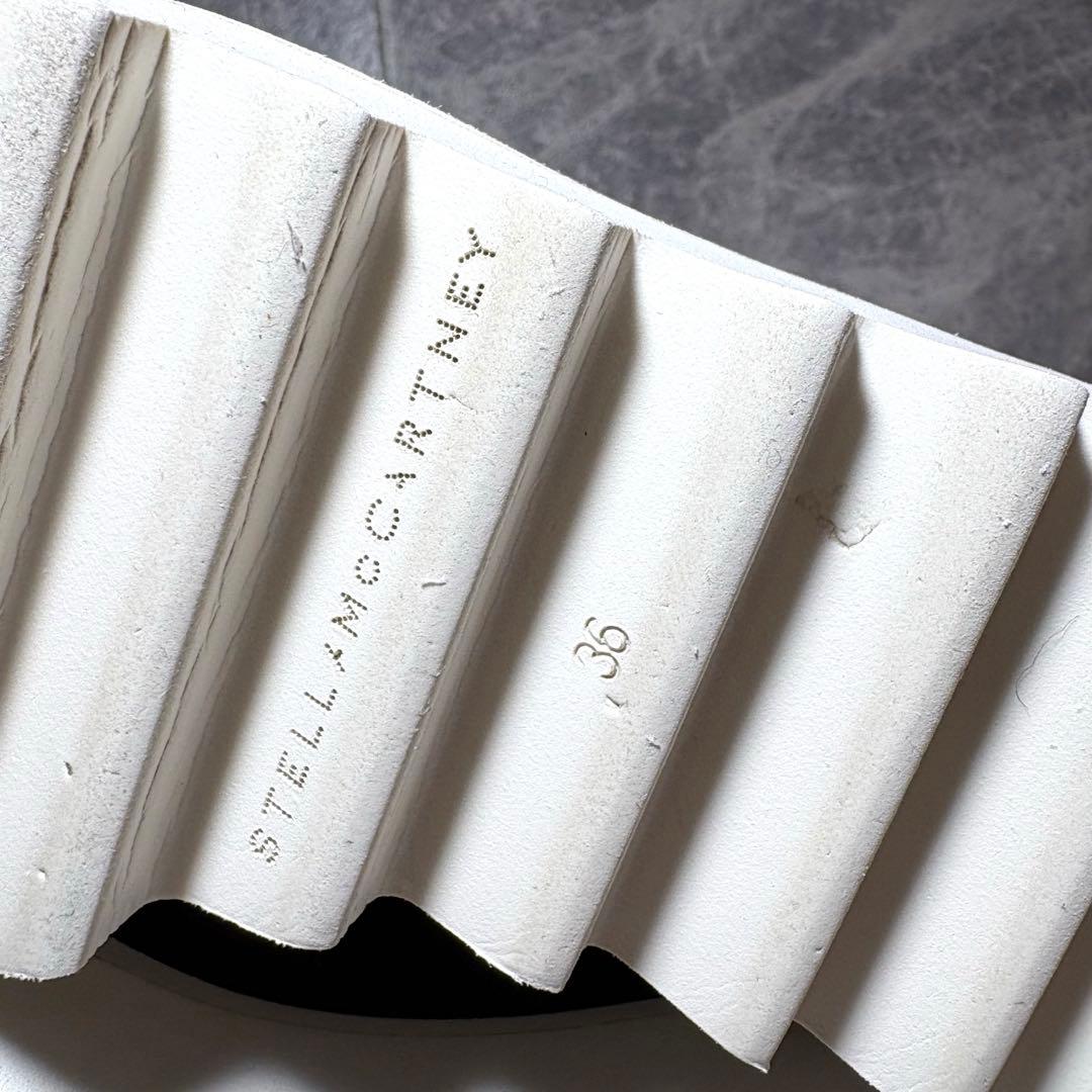 ⭐︎ステラマッカートニー⭐︎ エリス　厚底　シューズ　36 ブラック　黒　星