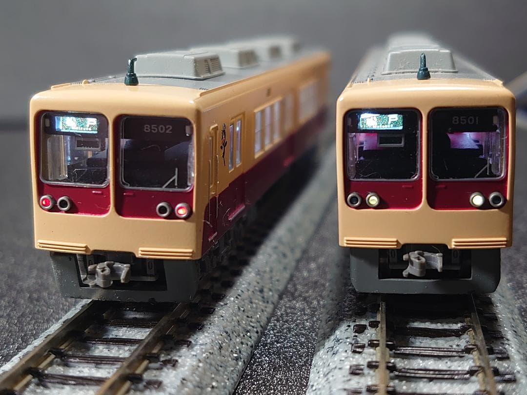 新京成電鉄8000形 復活塗装 京成乗入対応車 6両セット（室内灯取付済）