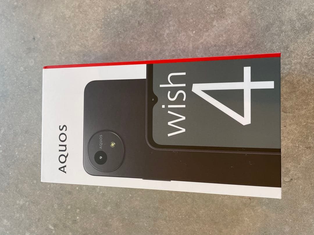 AQUOS wish 4 Black 新品　未使用品