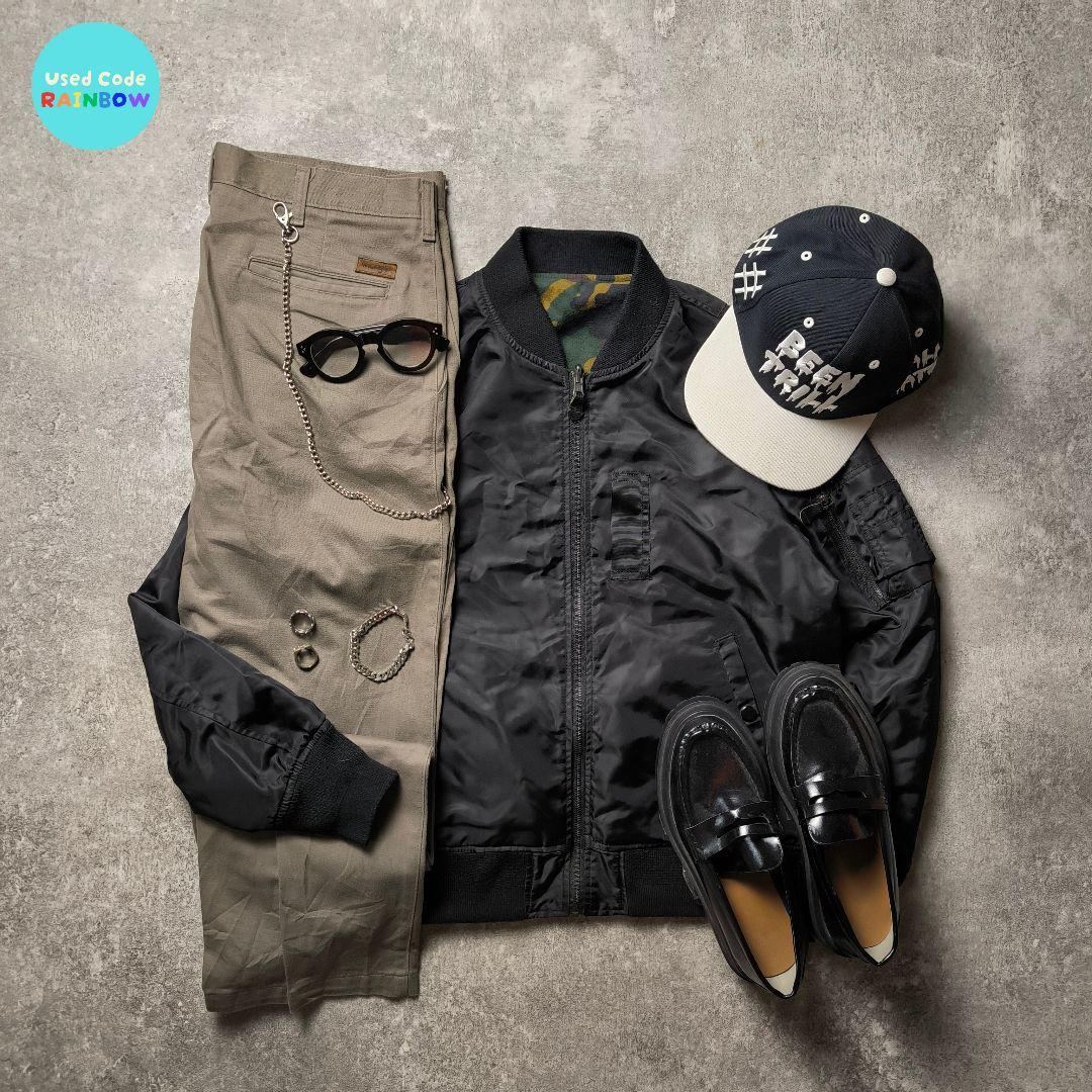 アメカジストリートコーデC-boyStyle【No.299】MA-1リバーシブル