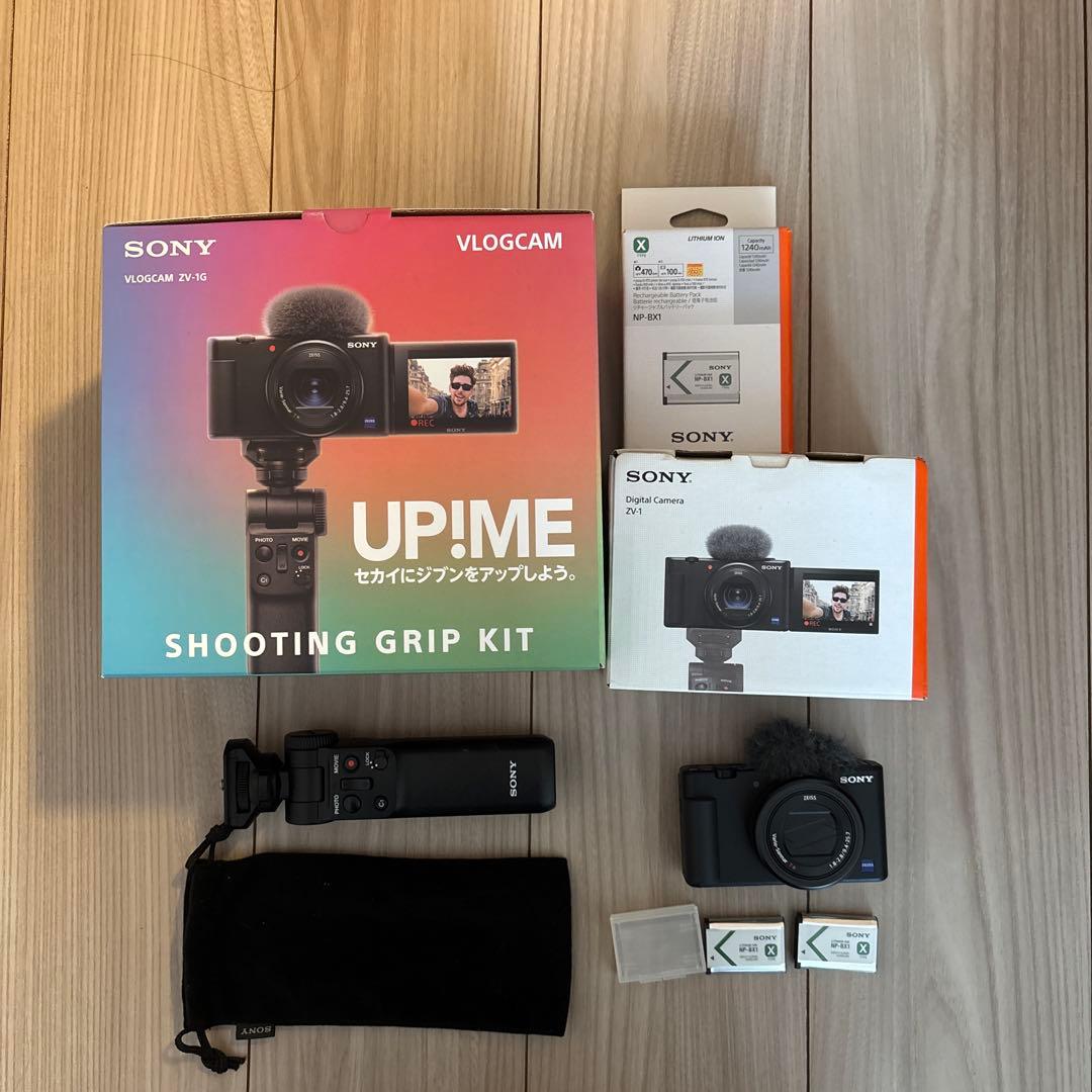 おまけ付SONY VLOGCAM ZV-1G SHOOTING GRIP KIT