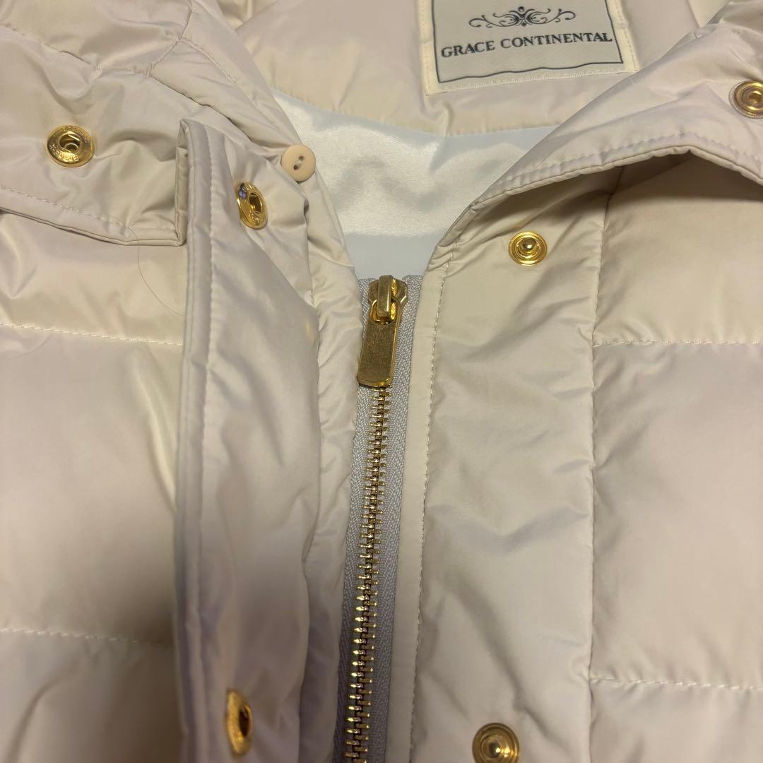 グレースコンチネンタル　ファーショートダウンジャケット　アウター　コート