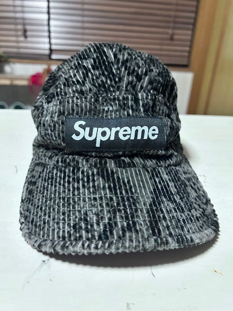 Supreme コーデュロイキャップ グレー！✨️2月9日のみ8000円✨️