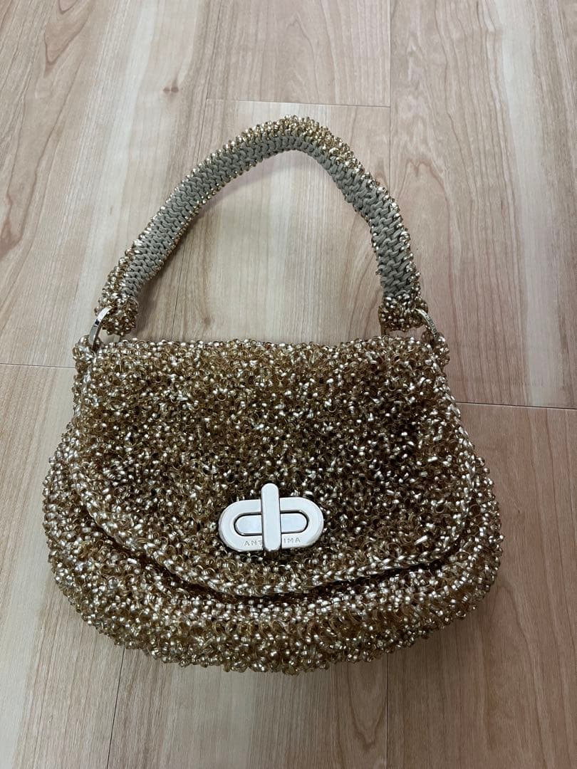 ANTEPRIMA アンテプリマ ワイヤーバッグ　ゴールド