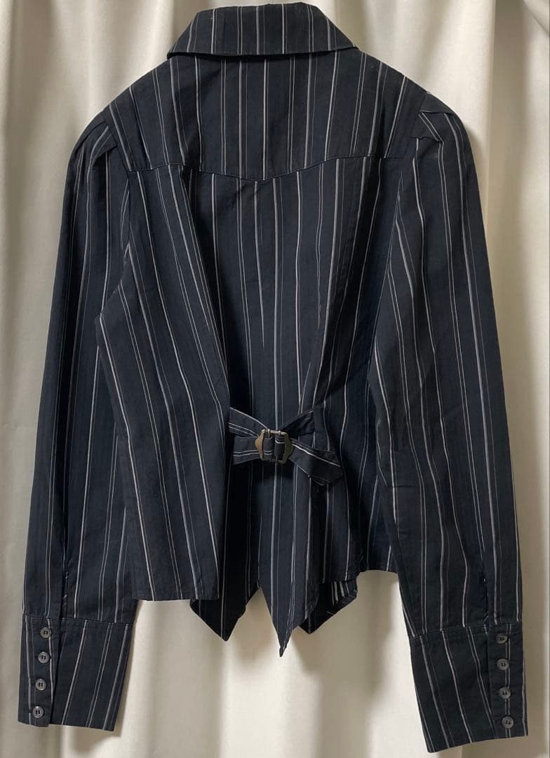 BPN 燕尾　ストライプ　シャツ