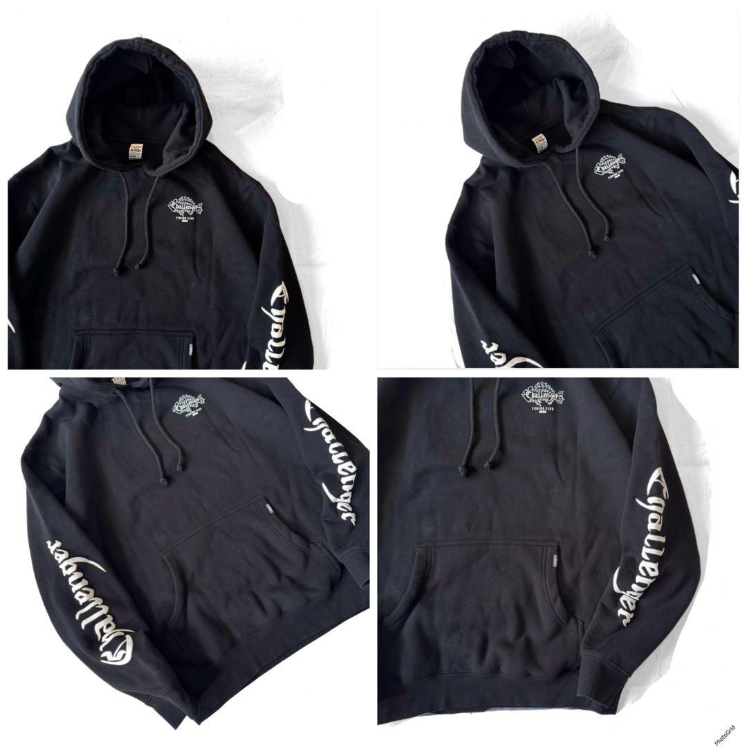CHALLENGER フィッシングクラブ パーカー フーディ スウェット 裏起毛