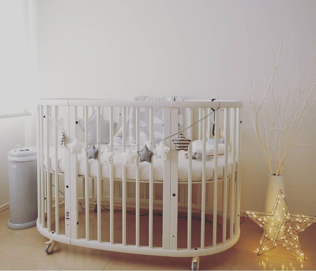 ストッケ　スリーピー　ホワイトベビーベッド