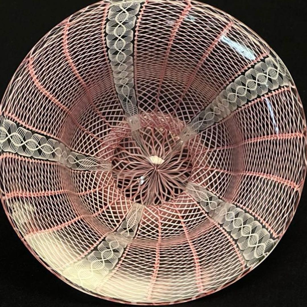 ムラーノ　ヴェネチアングラス　ボウル コンポート　置物　大きめ！