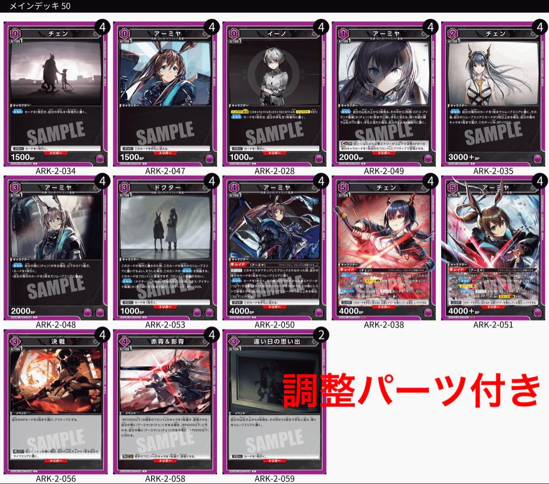 カ*ョ様 アーミヤチェンデッキ　調整パーツ付き