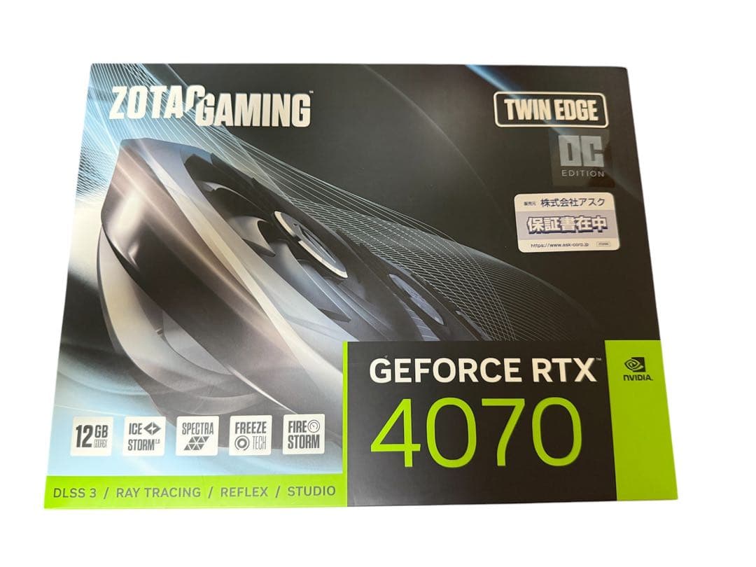 グラフィックボード・グラボ・ビデオカード ZOTAC GAMING GeForce RTX 4070 12GB