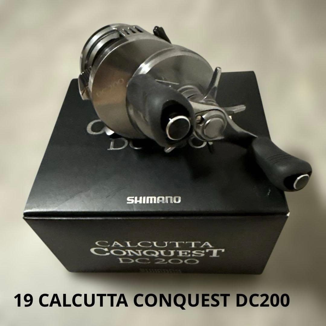 【美品】シマノ19 カルカッタ コンクエスト DC 200