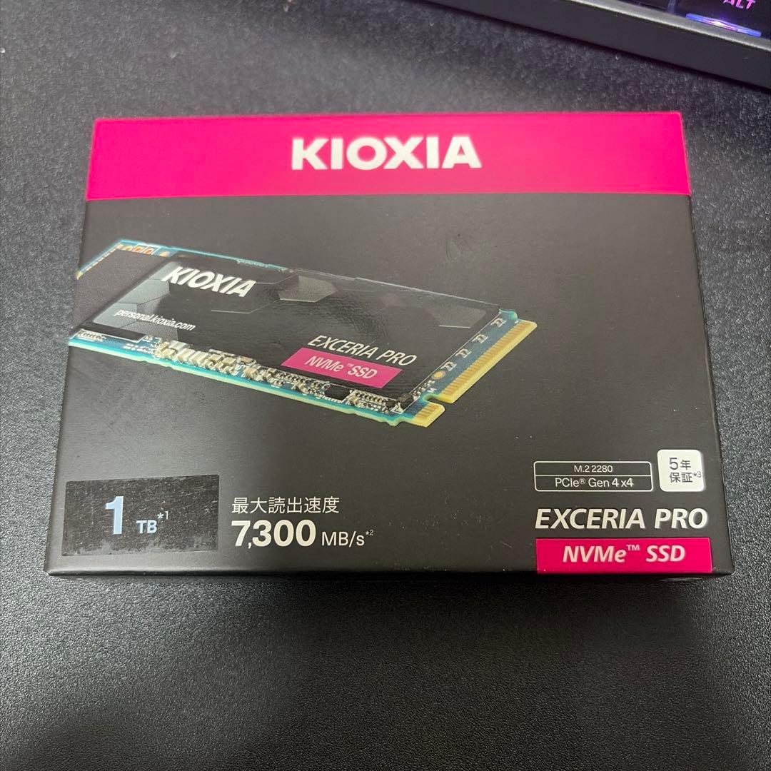 キオクシア KIOXIA 1TB M.2 NVMe SSD 美品