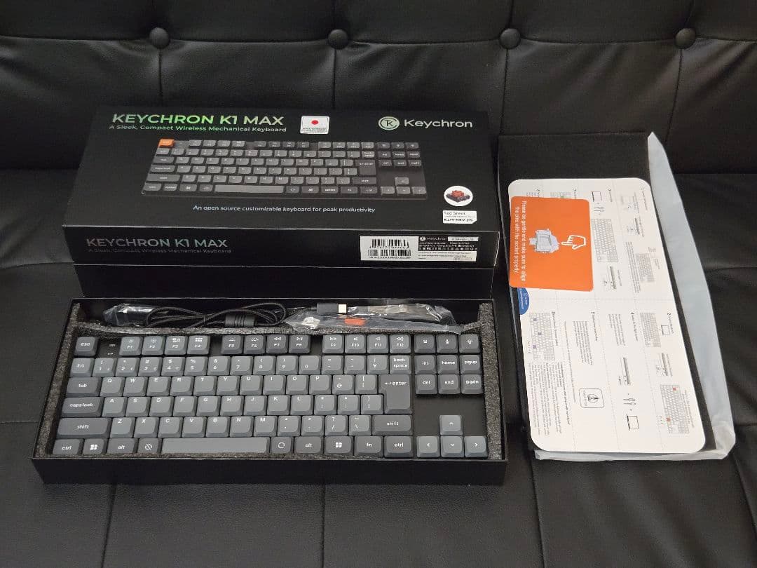 Keychron K1 MAX 日本語配列 静音赤軸