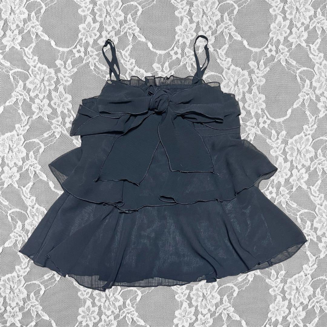 LIZ LISA リボンキャミソール 00s 旧タグ 姫ギャル