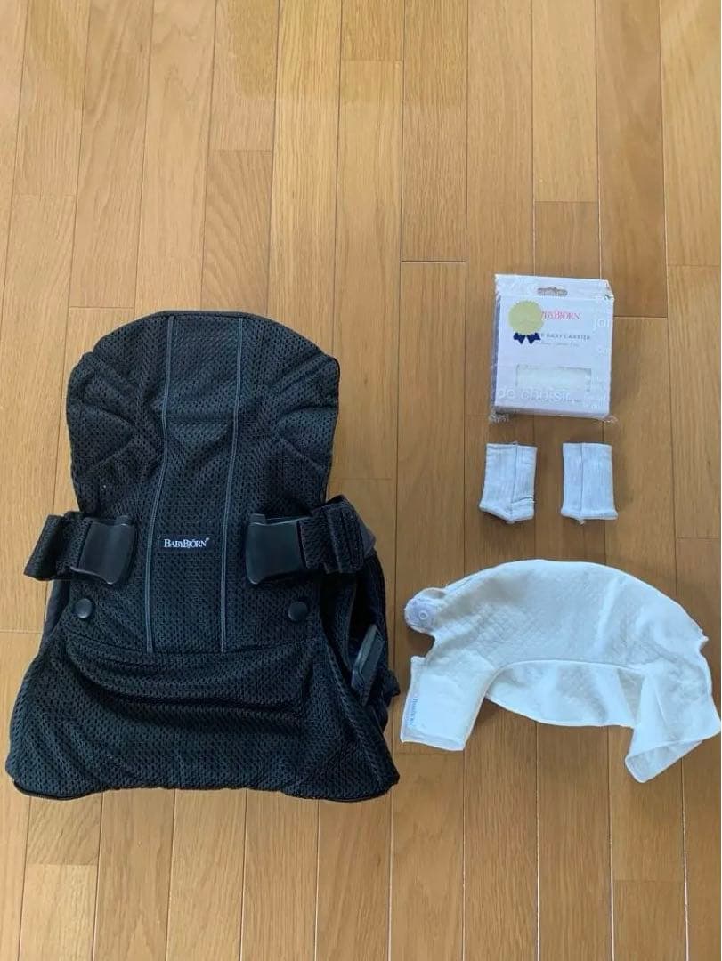 《ぽてちさま専用》ベビービョルンone KAIブラック　専用スタイ×2付き