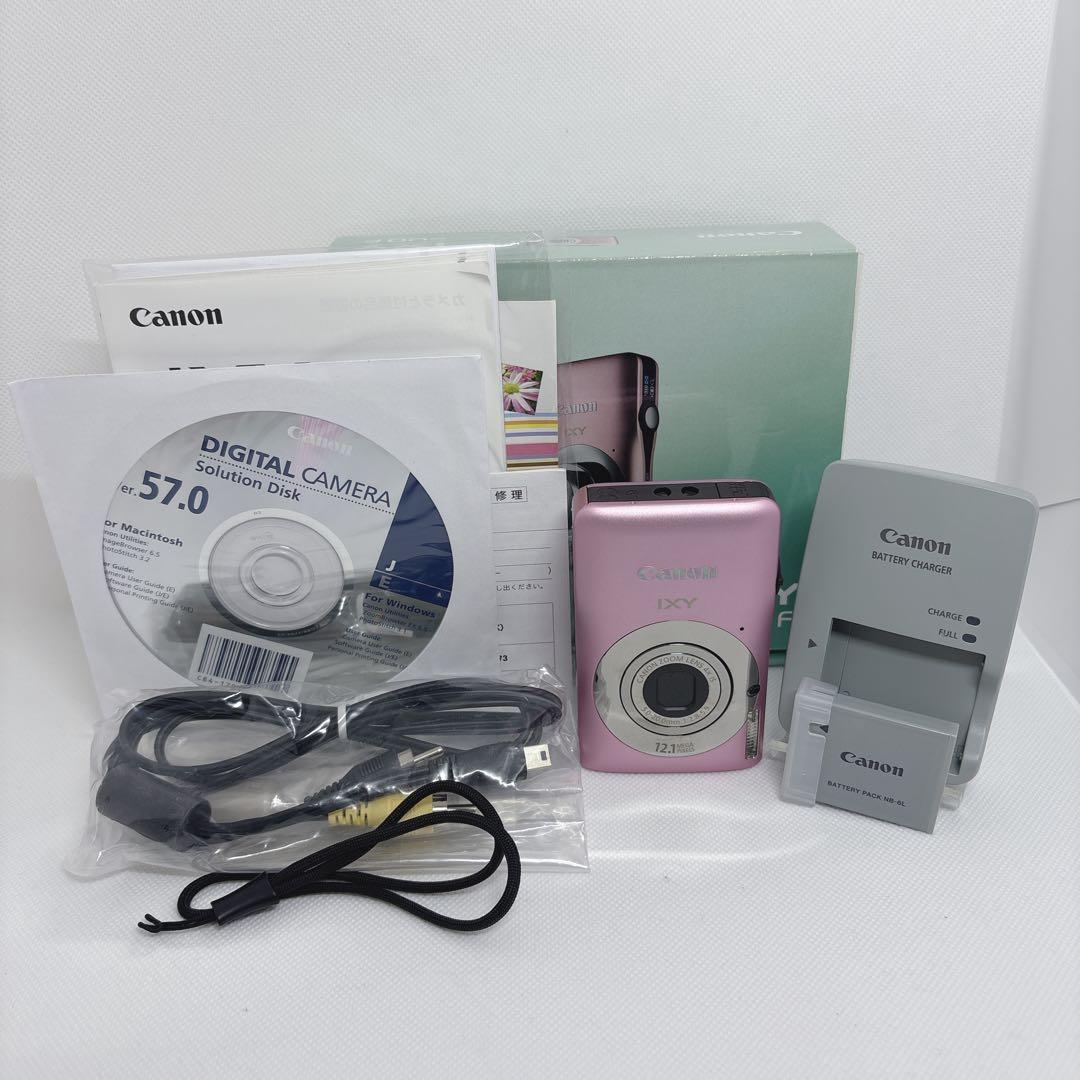 【極美品】完品 動作品 CANON IXY 200F ピンク キャノン イクシー