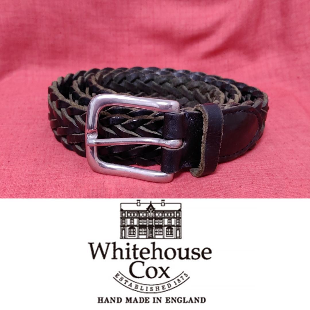 Whitehouse Cox（ホワイトハウスコックス）メッシュベルト　ブラック