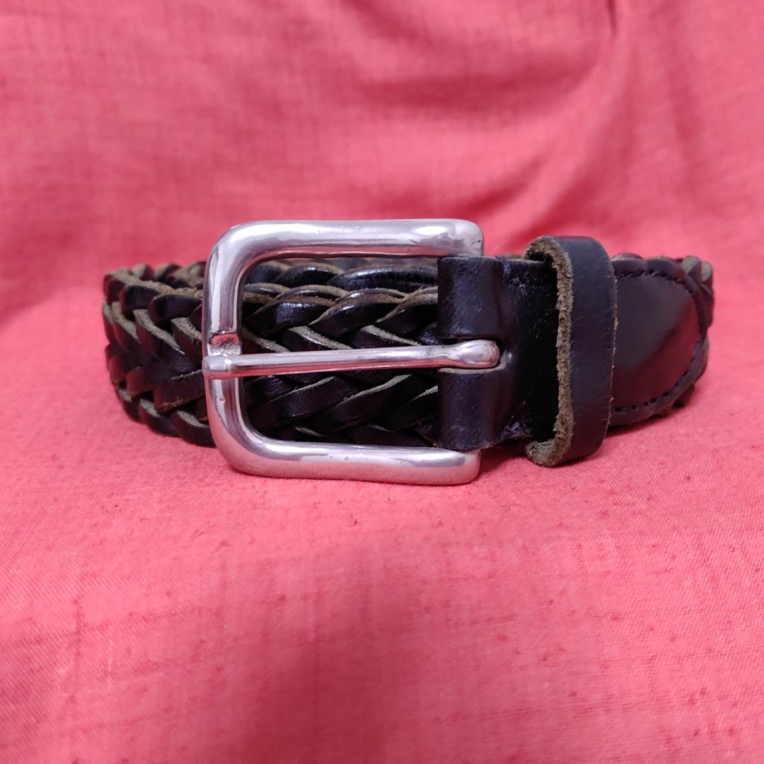 Whitehouse Cox（ホワイトハウスコックス）メッシュベルト　ブラック