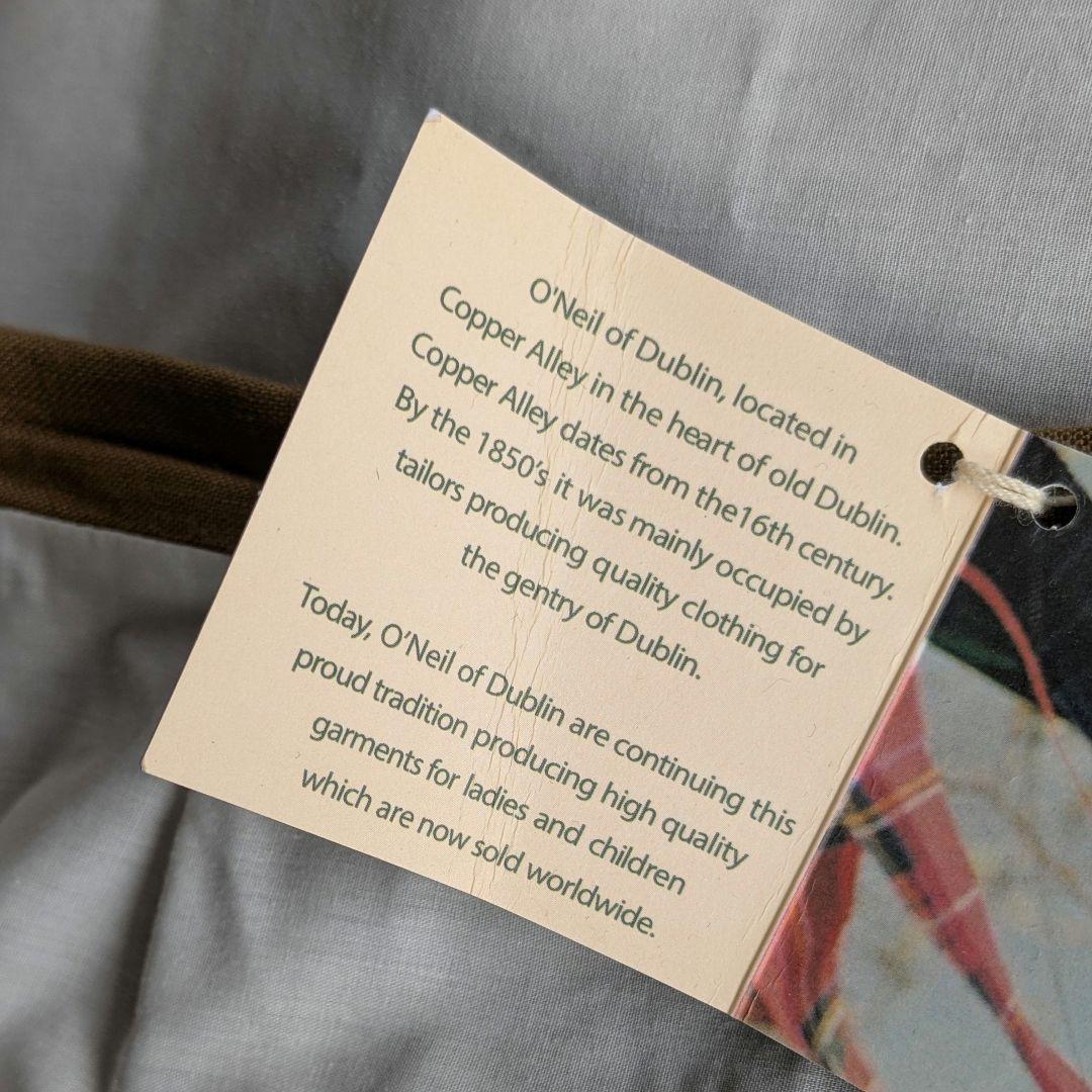 【新品】 オニールオブダブリン リネン フレア タック ロングスカート 14