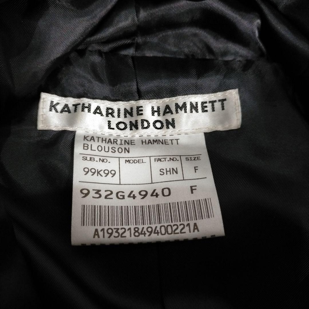 激レア キャサリンハムネット レザー ライダース ジャケット ヤギ革 ゴート