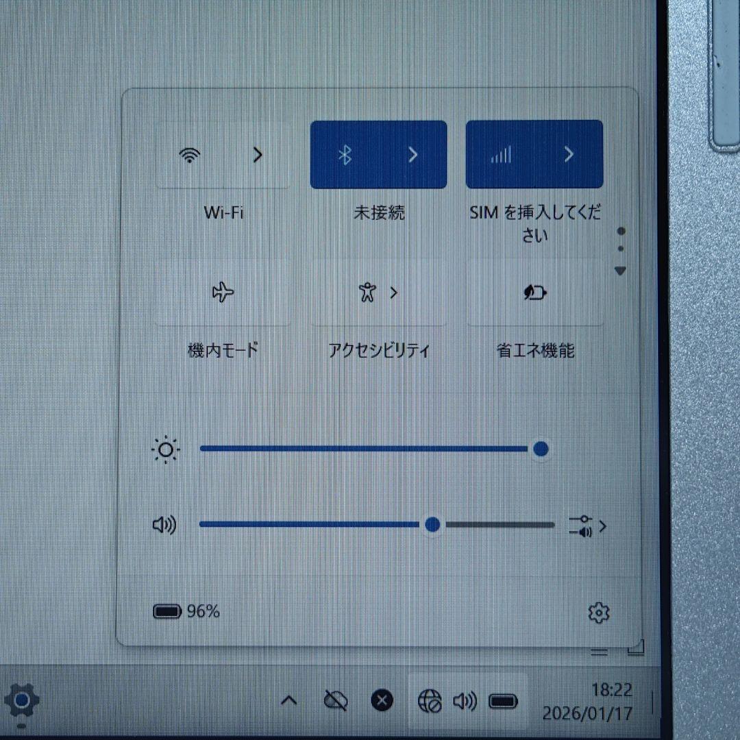 Windowsノート本体 Panasonic Let's note SV9 CF-SV9 LTE