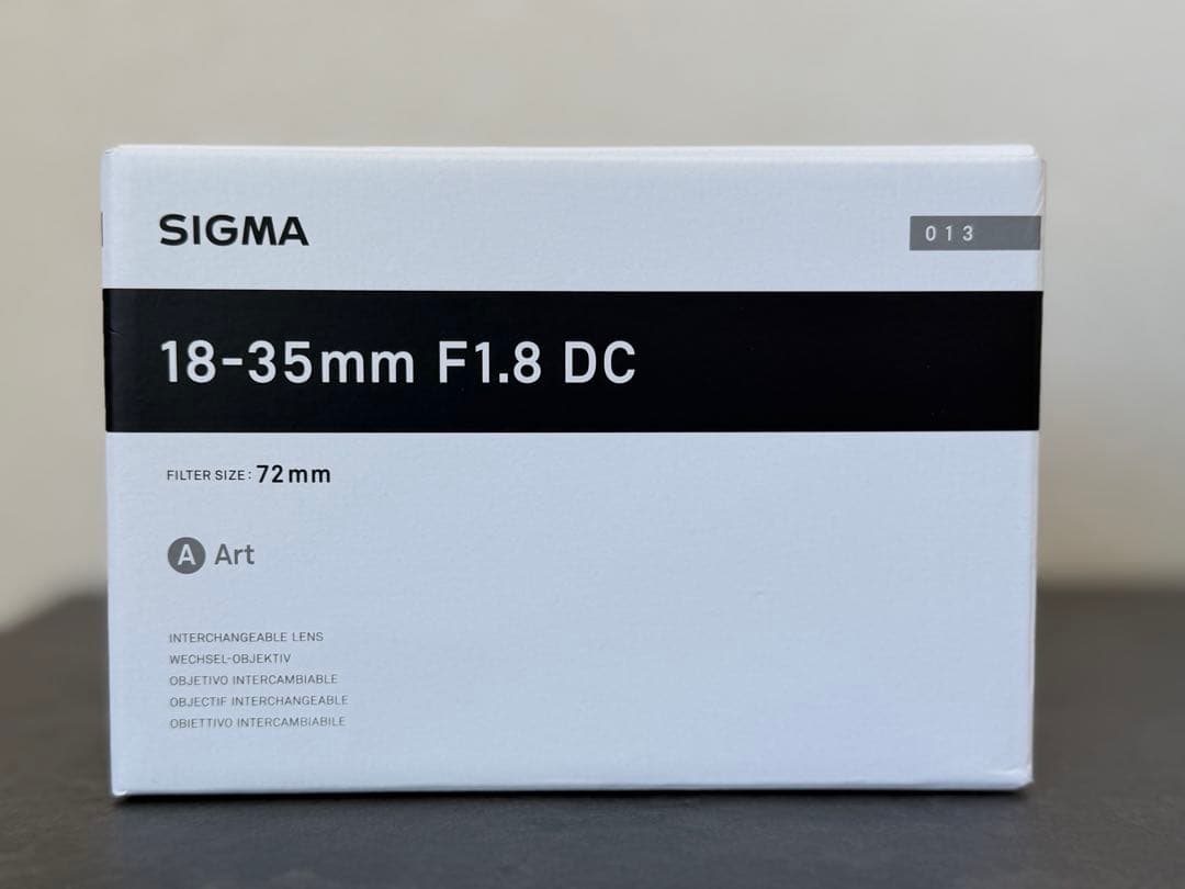 レンズ(ズーム) SIGMA 18-35mm F1.8 DC Canon EF