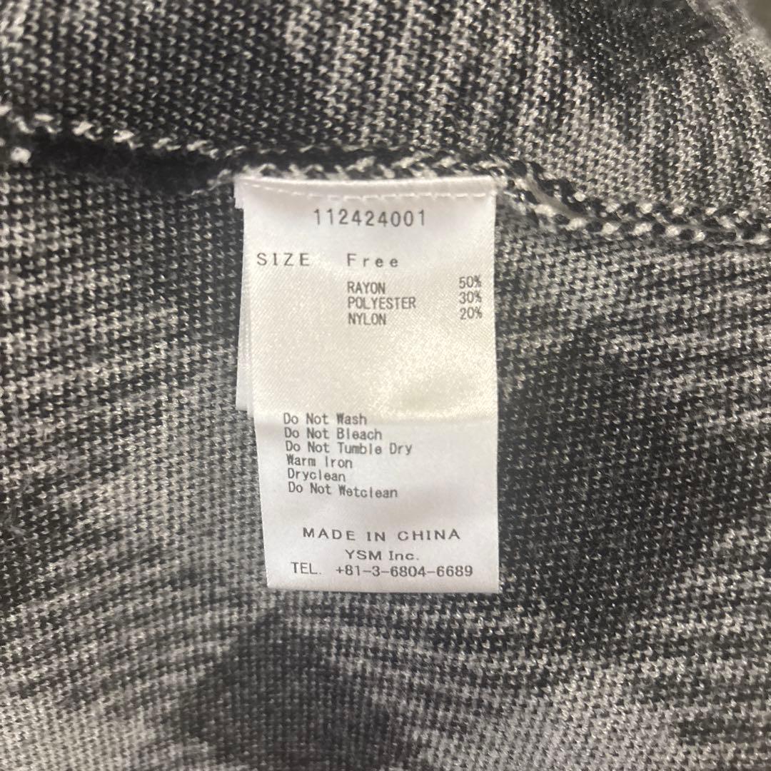 Darich チェック柄 ノースリーブミニワンピース フリーサイズ