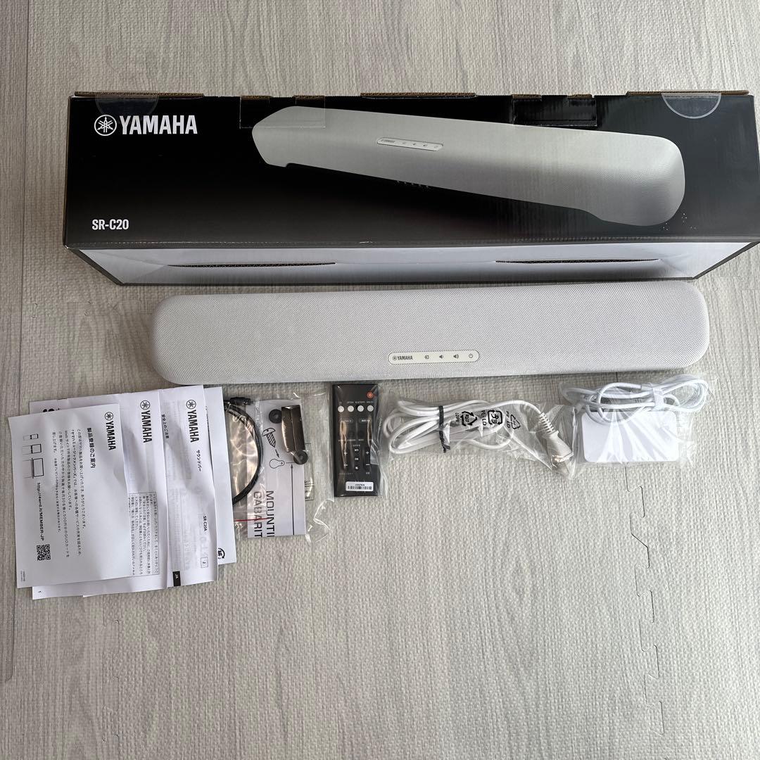ヤマハ　コンパクトサウンドバー SR-C20A(W)