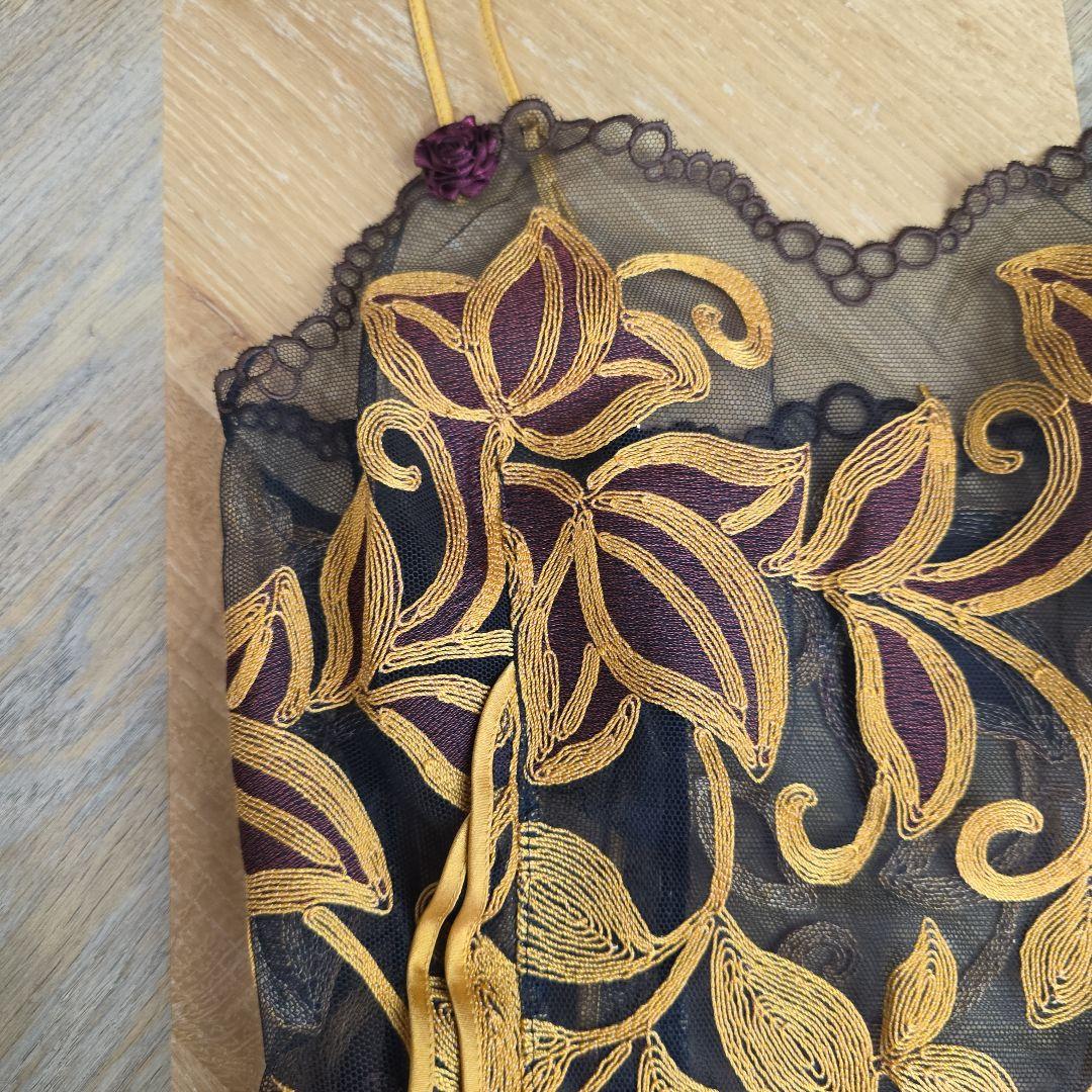 STUDIO FIVE 刺繍レースキャミソール　ワコール　新品