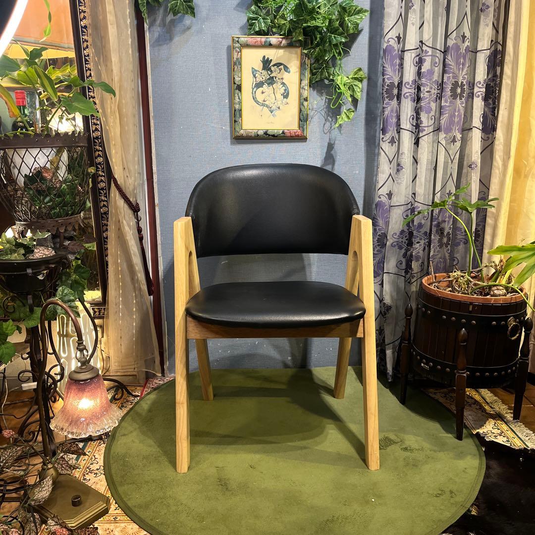 L１　スタイリッシュモダン　北欧ST ショートアームチェア