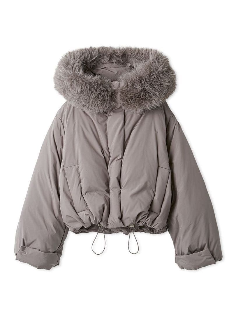 SNIDEL スナイデル 西川フードファーショートダウン