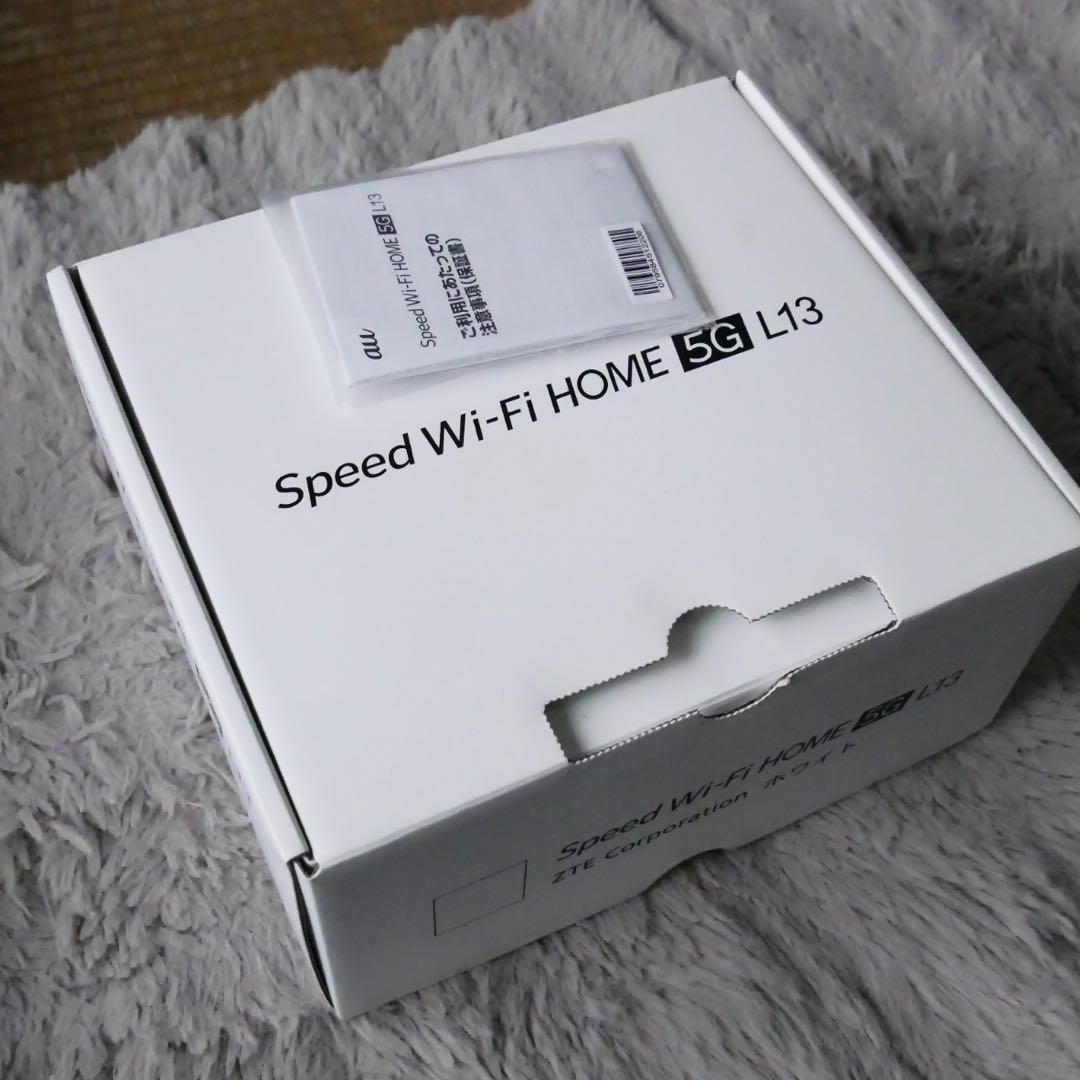 Speed Wi-Fi  5G L13 ホームルータ Wi-Fi