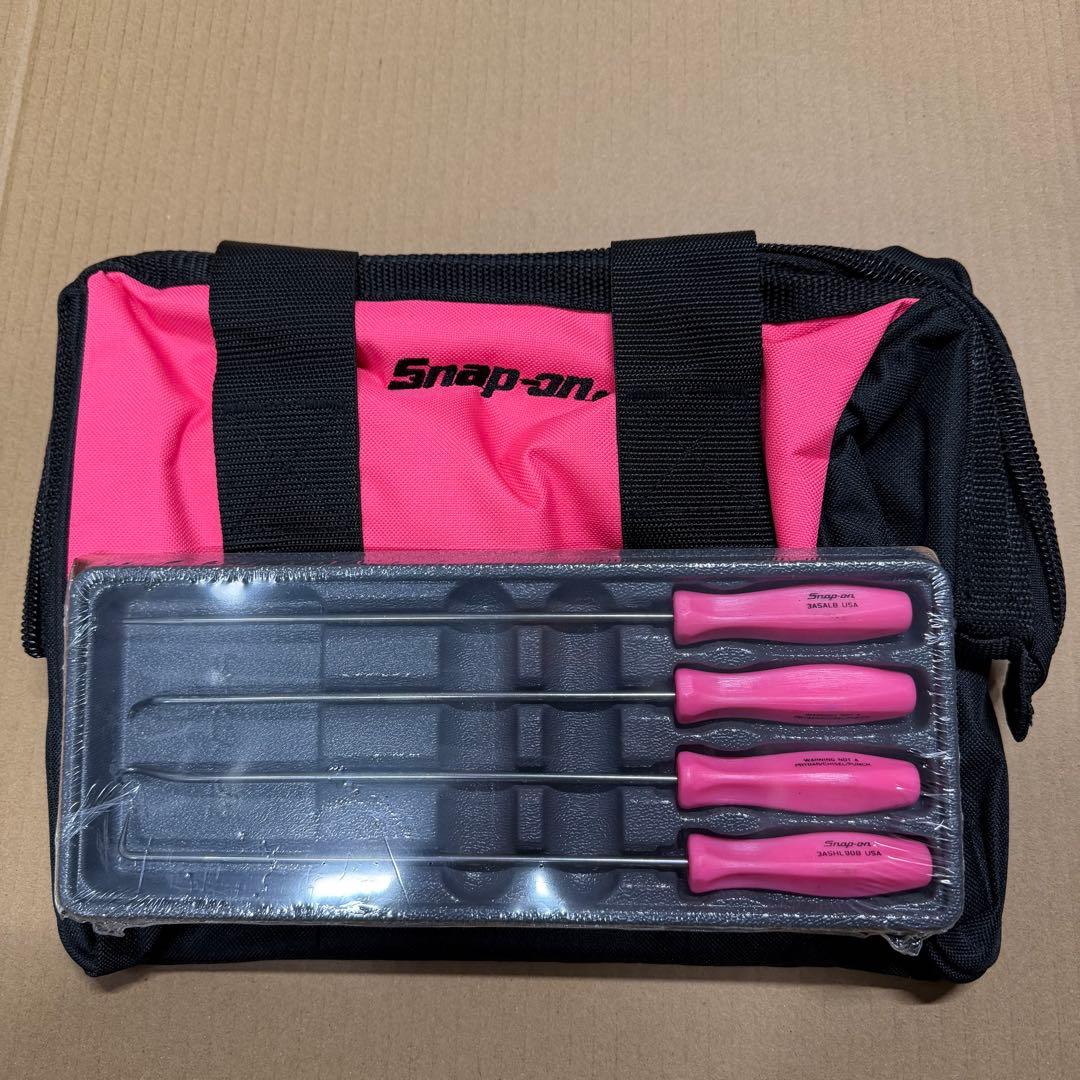 スナップオン　ピンク　バッグ　バッグのみ。