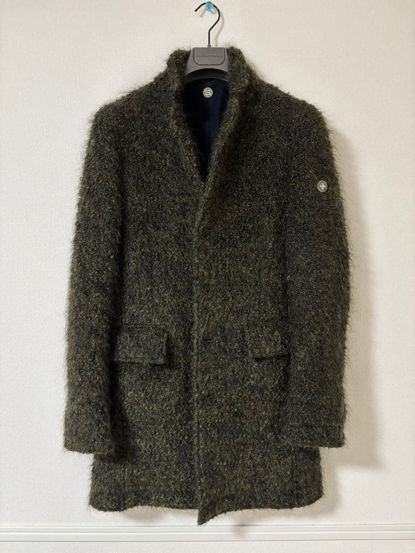 swiss chriss　イタリア製ウールチェスターコート