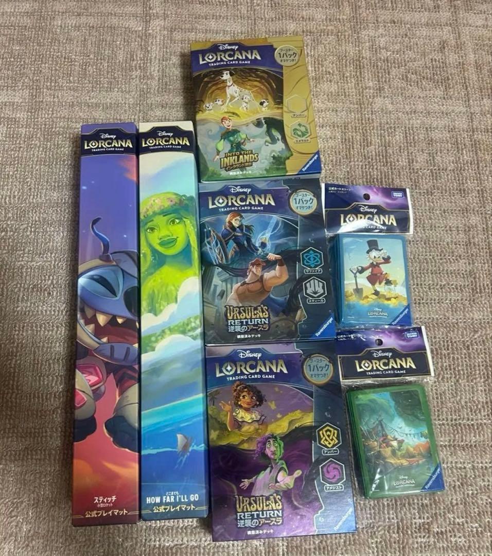 ロルカナカードゲーム 6点セット まとめ売り 公式プレイマット　スタートデッキ