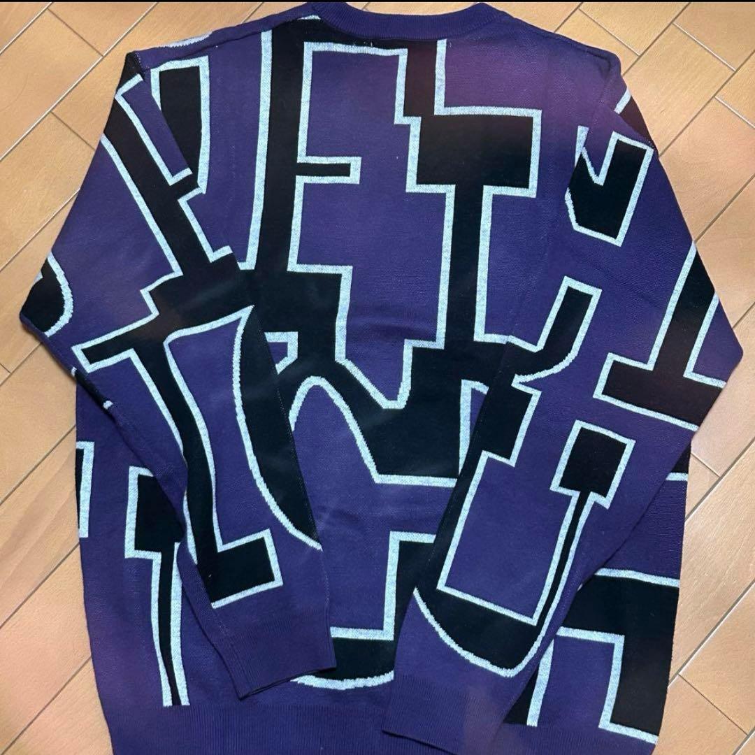 fackupclothes ニットセーター　M 紫