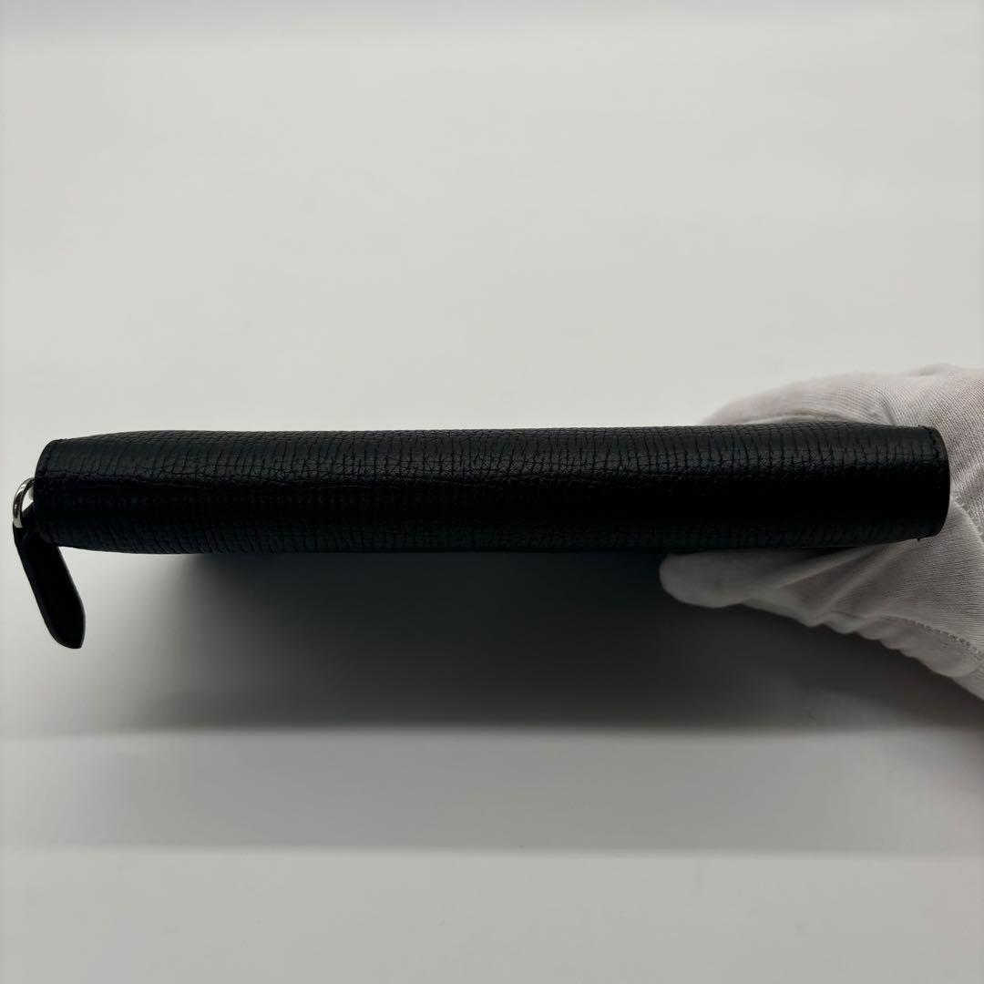 【未使用品】 SMYTHSON スマイソン ラウンドファスナー長財布 ブラック