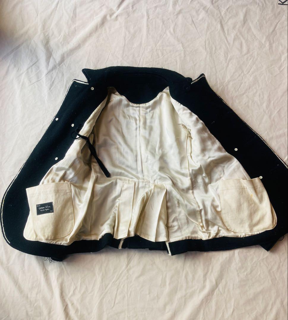 希少 Number (N)ine 黒 レディースS ダッフルコート