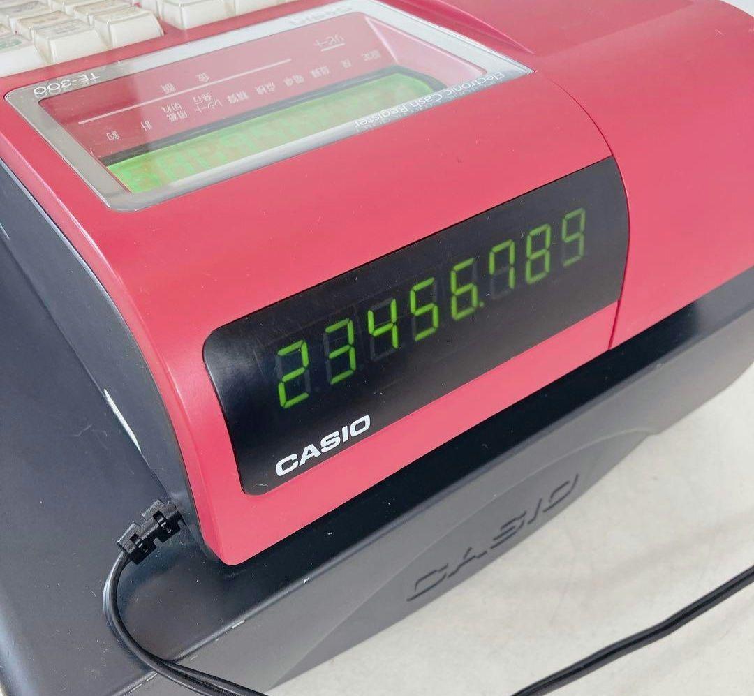 カシオ 電子レジスター TE-300 casio キャッシャー