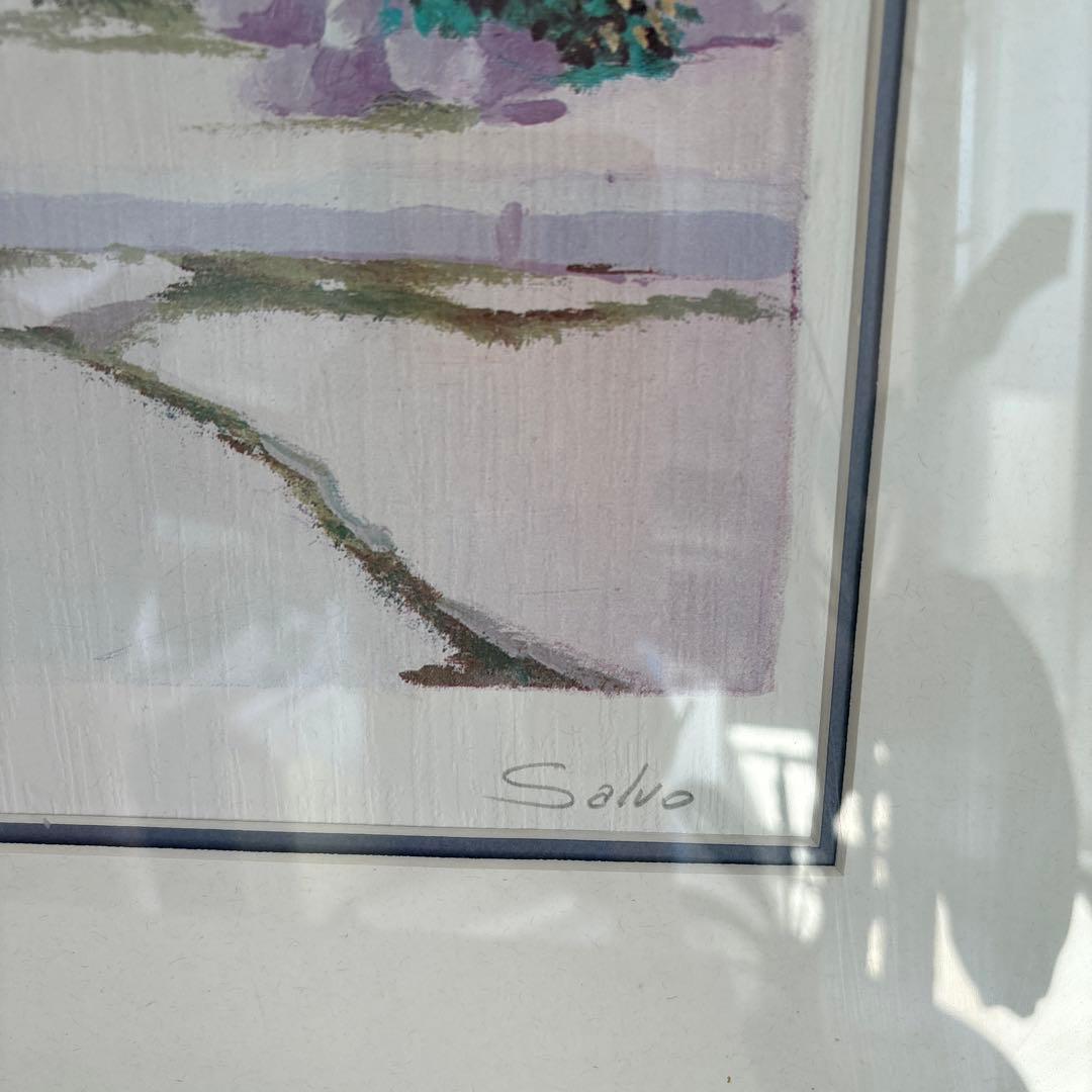 【SALVO サルボ】Borgo in collina (階段)白フレーム